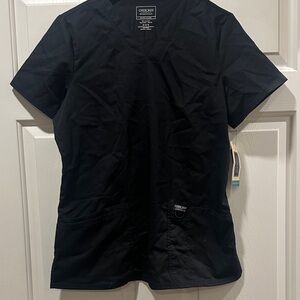 Cherokee Women's Black Scrub Shirt NWT